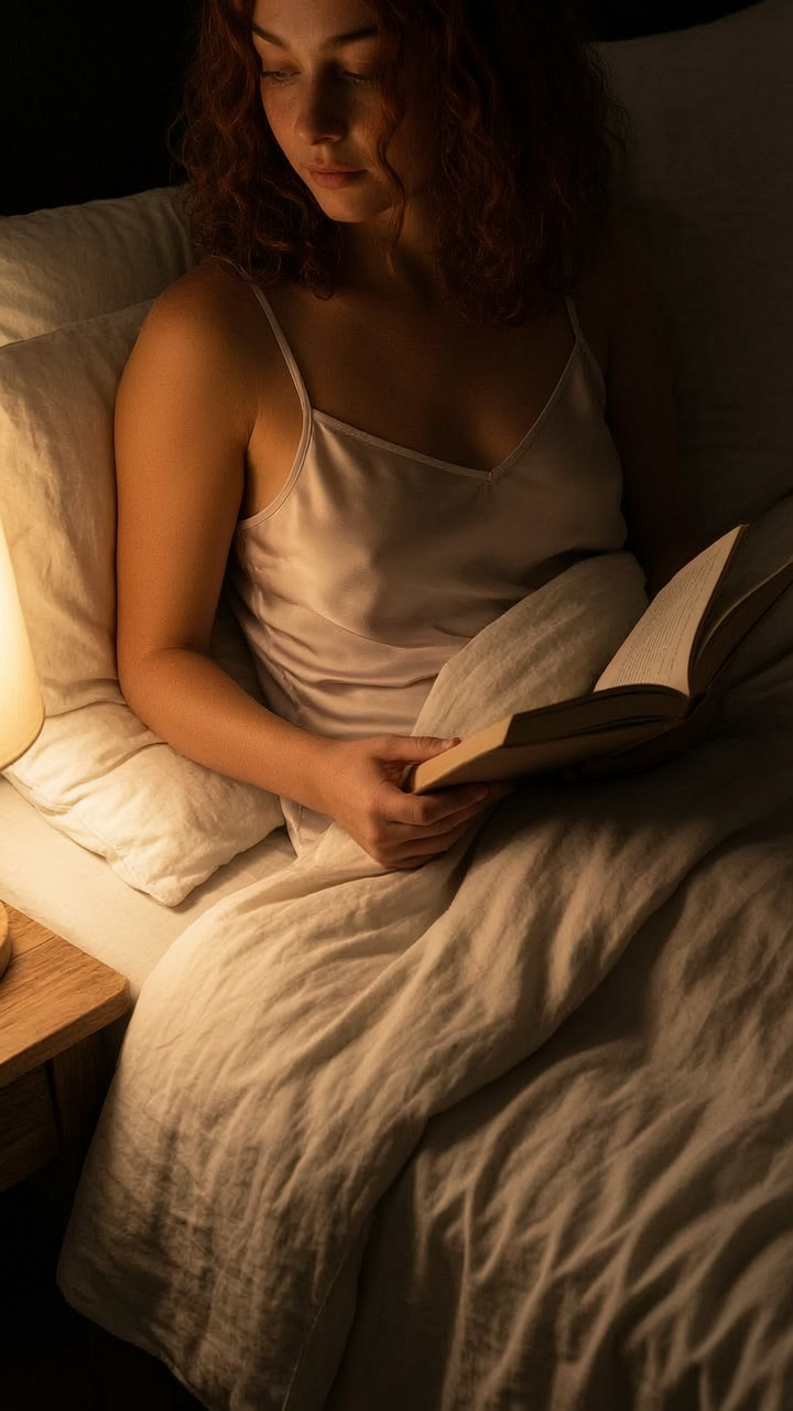 I read erotica at night